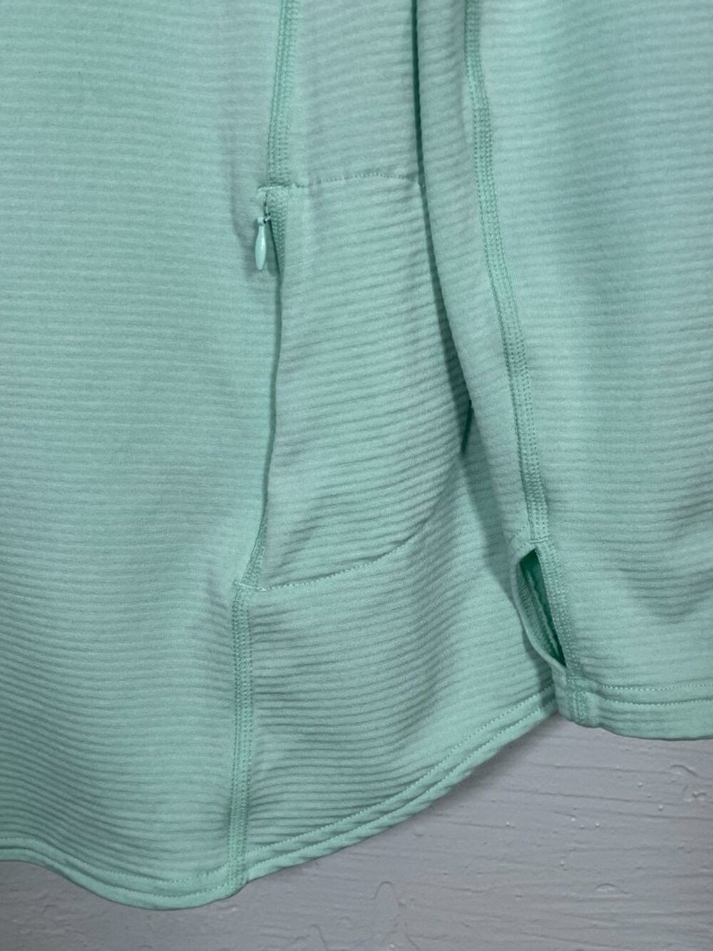 Duluth Trading Women M Light Blue Scenic View Lightweight Fleece Tunic Granola - Picture 3 of 9